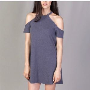 Z SUPPLY cold shoulder dress